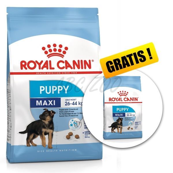 Royal canin maxi puppy shop 15 kg 3 kg gratis