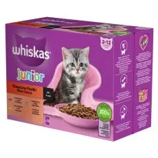 Whiskas pocket Junior pliculeț selecție clasică 12 x 85 g