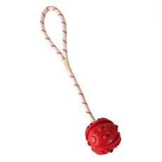 Jucărie pentru câini- minge plutind pe o funie, 7 cm