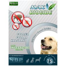 MAX BIOCIDE zgardă antiparazitară pentru câinii de talie mare - 75 cm