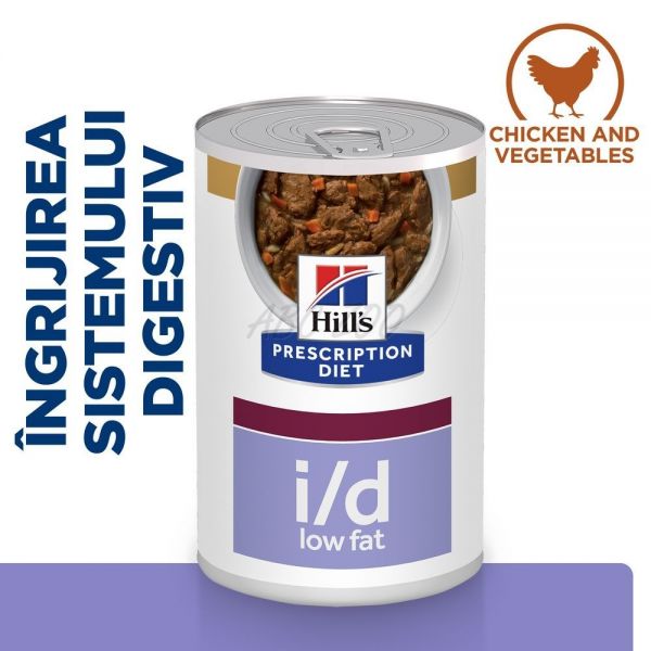 Arizona hill's Hill's Prescription Diet i/d Low Fat Digestive Care conserve