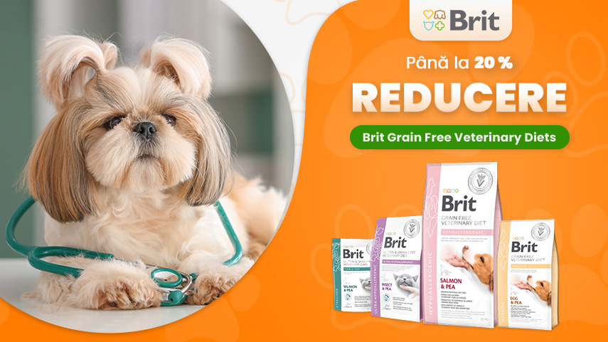 Brit Veterinary Diets reducere de până la 20%