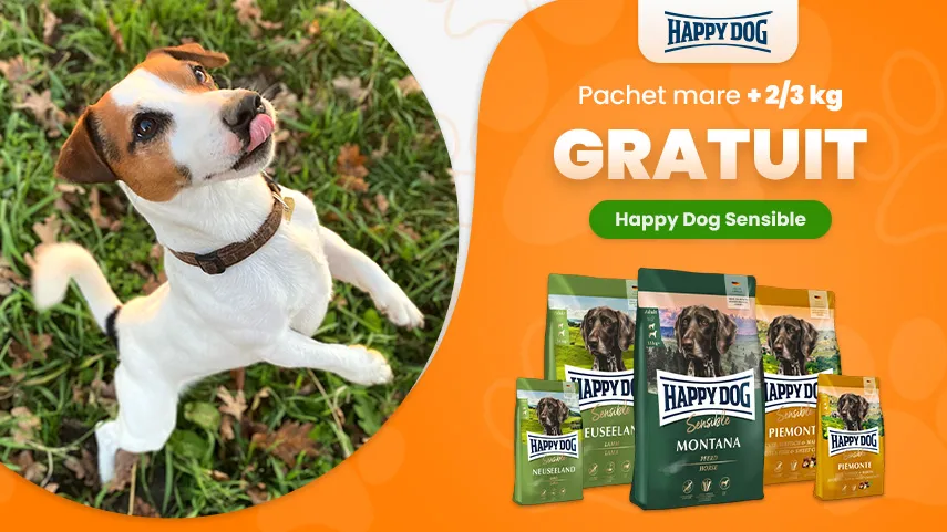 Happy Dog Sensible + 2/3 kg GRATUIT