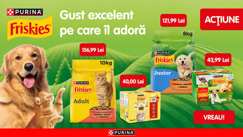 Friskies preț promoțional